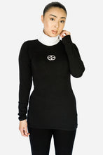 Load image into Gallery viewer, Duochrome Saxe Turtleneck
